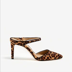 ISO Ann Taylor Jodie Snakeskin/Leopard Mule Pumps